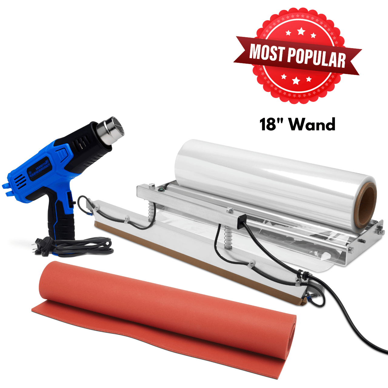 Magic Wand Shrink Wrap System - 18" (Backordered till April 15th)